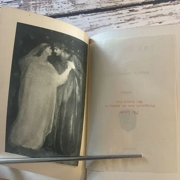 Love In Art Mary Potter 1st Edition Illustrated 1898 HC Victorian‎ Mythology